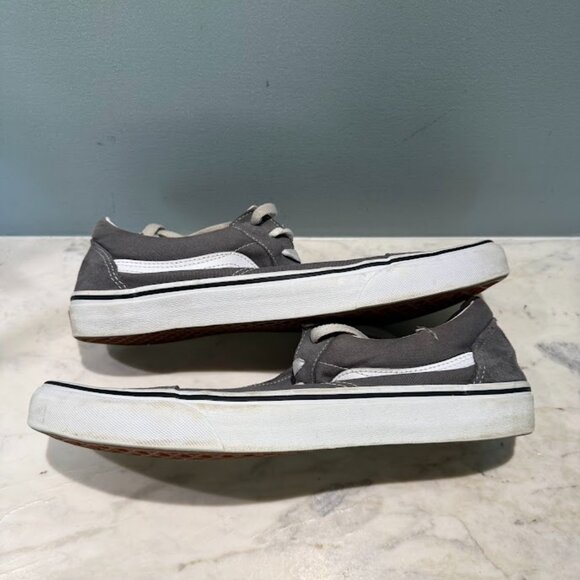 Vans Gray/White Old Skool Men's Low-Top Canvas Classic, Size 12 - Picture 6 of 10